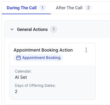 AI appointment booking screenshot